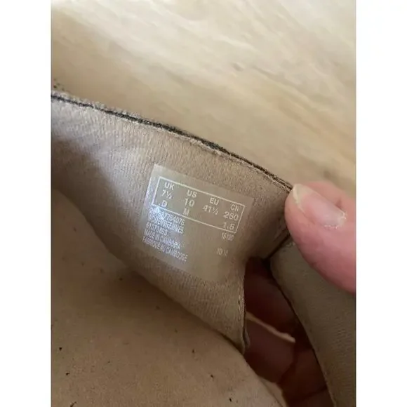 Clarks collection peep toe nude leather wedge size 10 - Picture 6 of 6